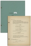 Moe Howards 32pp. Script Dated 1939 for The Three Stooges Film A Ducking They Did Go -- Very Good Condition